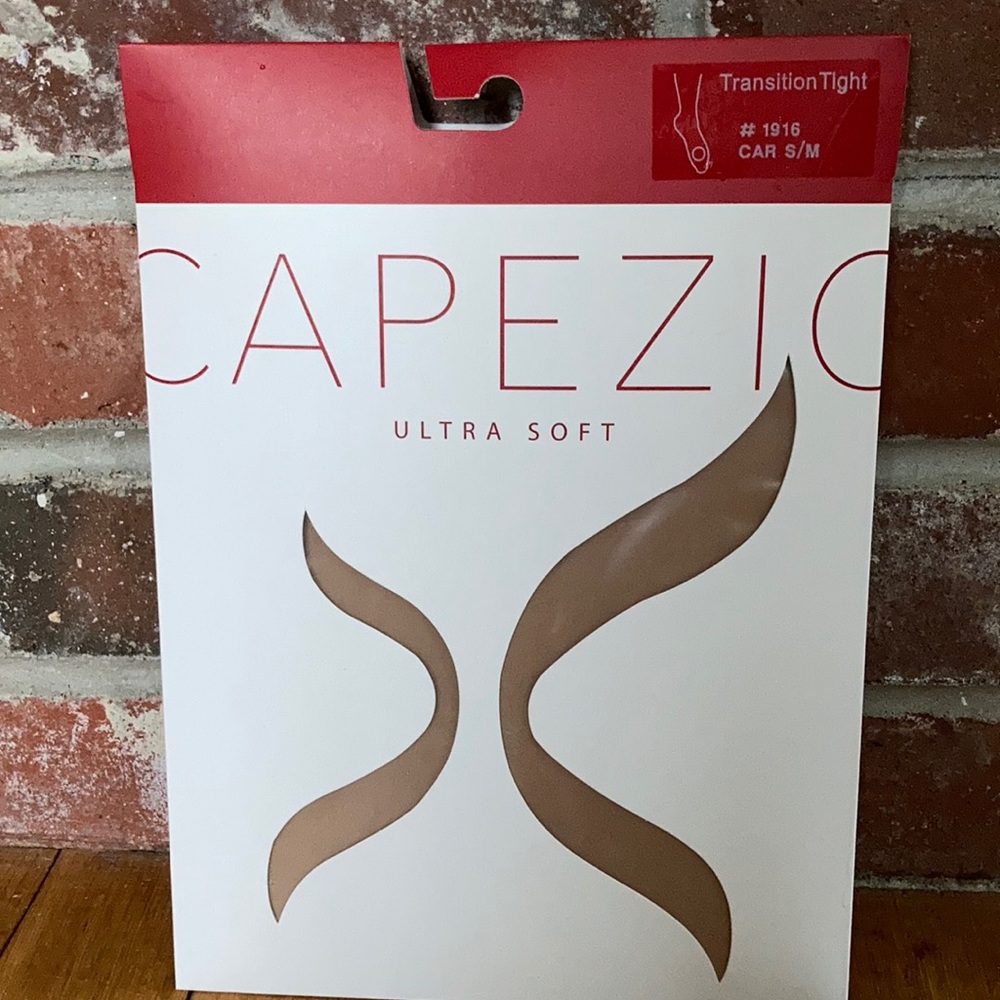 Capezio Ultra Soft Transition Tights In Caramel S/M